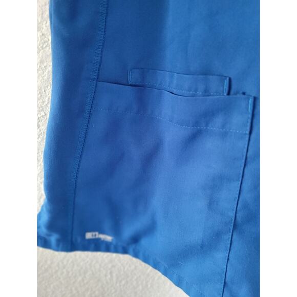 Grey's Anatomy By Barco Active Blue Women's Scrub Top size XL‎ #P3 - Picture 5 of 6
